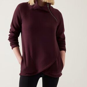 Athleta Women's Sweater in Deep Burgundy